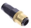 Kuva: Straight Quick Connect Hose Ends -Black/Gold - AN4