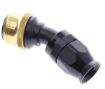 Kuva: 30° PTFE Quick Connect Hose Ends -Black/Gold - AN12