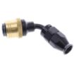 Kuva: 60° PTFE Quick Connect Hose Ends -Black/Gold - AN4