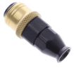 Kuva: Straight PTFE Quick Connect Hose Ends -Black/Gold - AN4